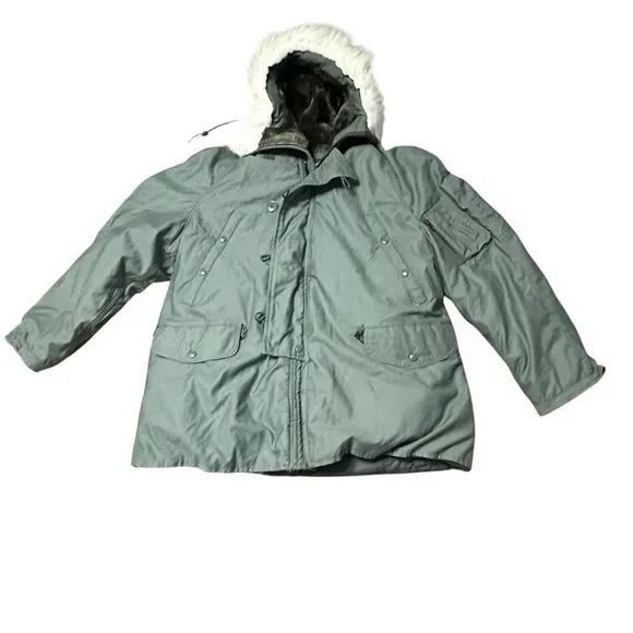 VTG U.S. Military M-65 Extreme Cold Weather Parka Size L Greenbrier Industries - Picture 2 of 13